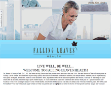 Tablet Screenshot of fallingleaveshealth.com